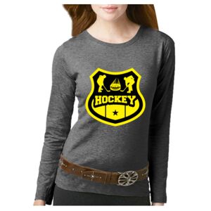 Women's Long Sleeve Premium Jersey Tee Thumbnail