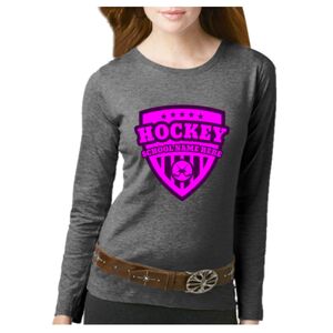 Women's Long Sleeve Premium Jersey Tee Thumbnail
