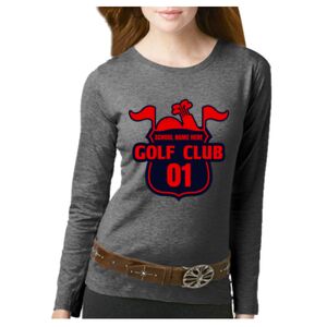 Women's Long Sleeve Premium Jersey Tee Thumbnail