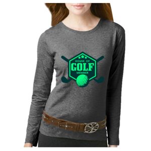 Women's Long Sleeve Premium Jersey Tee Thumbnail