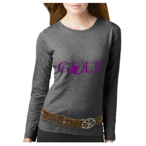Women's Long Sleeve Premium Jersey Tee Thumbnail