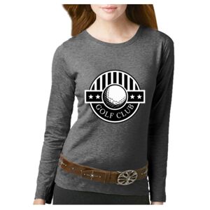 Women's Long Sleeve Premium Jersey Tee Thumbnail