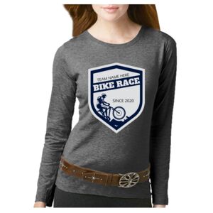 Women's Long Sleeve Premium Jersey Tee Thumbnail