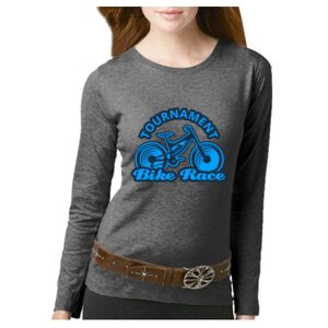 Women's Long Sleeve Premium Jersey Tee Thumbnail