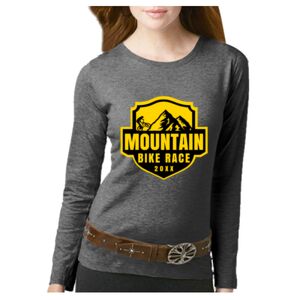 Women's Long Sleeve Premium Jersey Tee Thumbnail