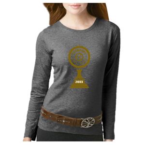 Women's Long Sleeve Premium Jersey Tee Thumbnail