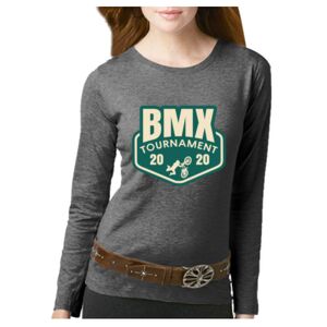 Women's Long Sleeve Premium Jersey Tee Thumbnail