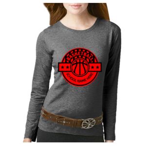 Women's Long Sleeve Premium Jersey Tee Thumbnail