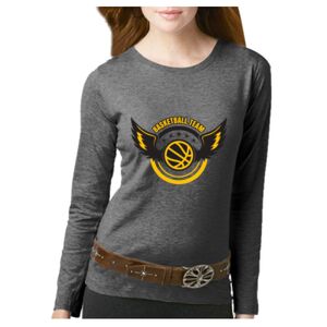 Women's Long Sleeve Premium Jersey Tee Thumbnail