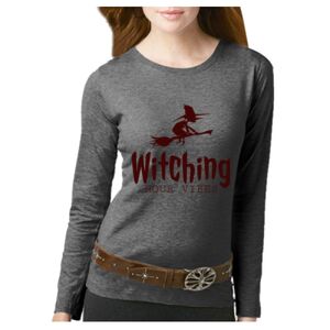 Women's Long Sleeve Premium Jersey Tee Thumbnail
