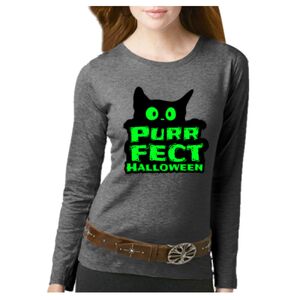 Women's Long Sleeve Premium Jersey Tee Thumbnail