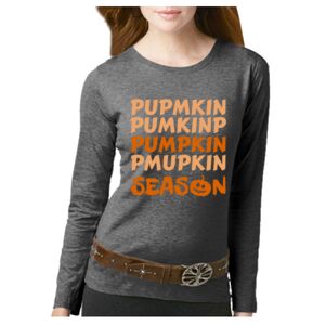 Women's Long Sleeve Premium Jersey Tee Thumbnail
