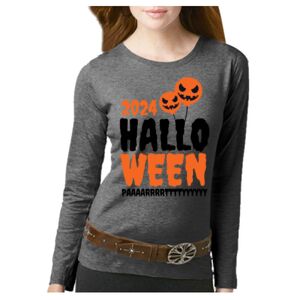 Women's Long Sleeve Premium Jersey Tee Thumbnail