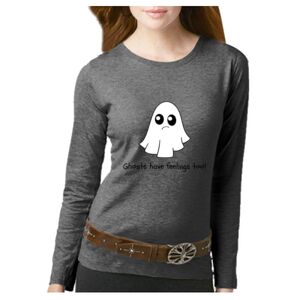 Women's Long Sleeve Premium Jersey Tee Thumbnail