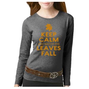 Women's Long Sleeve Premium Jersey Tee Thumbnail