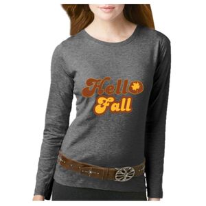 Women's Long Sleeve Premium Jersey Tee Thumbnail
