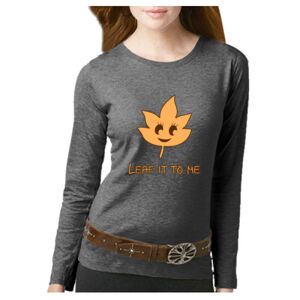 Women's Long Sleeve Premium Jersey Tee Thumbnail