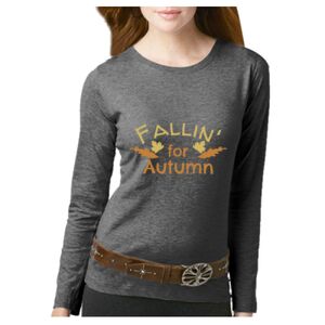 Women's Long Sleeve Premium Jersey Tee Thumbnail