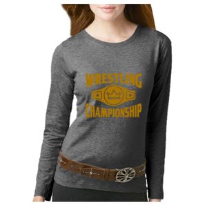 Women's Long Sleeve Premium Jersey Tee Thumbnail