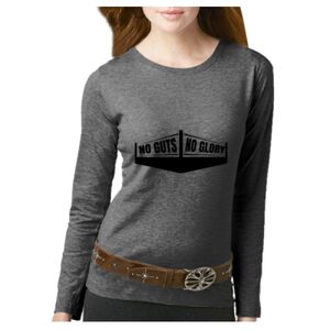 Women's Long Sleeve Premium Jersey Tee Thumbnail
