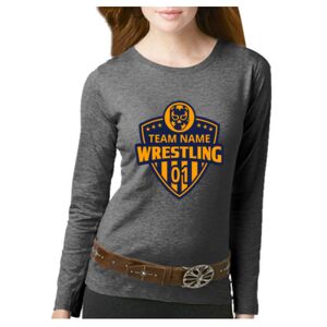 Women's Long Sleeve Premium Jersey Tee Thumbnail