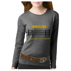 Women's Long Sleeve Premium Jersey Tee Thumbnail