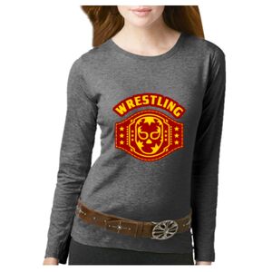 Women's Long Sleeve Premium Jersey Tee Thumbnail