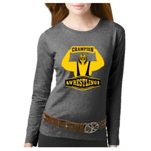 Women's Long Sleeve Premium Jersey Tee Thumbnail