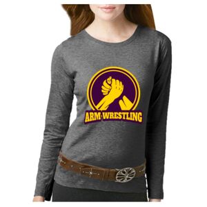 Women's Long Sleeve Premium Jersey Tee Thumbnail