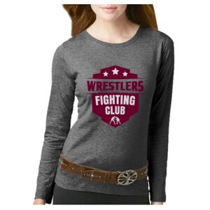 Women's Long Sleeve Premium Jersey Tee Thumbnail