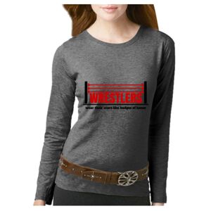 Women's Long Sleeve Premium Jersey Tee Thumbnail