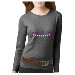 Women's Long Sleeve Premium Jersey Tee Thumbnail