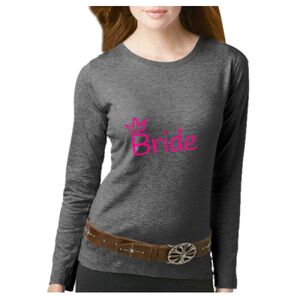 Women's Long Sleeve Premium Jersey Tee Thumbnail