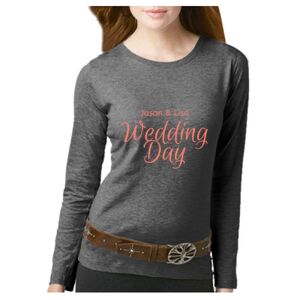 Women's Long Sleeve Premium Jersey Tee Thumbnail