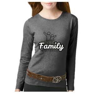 Women's Long Sleeve Premium Jersey Tee Thumbnail