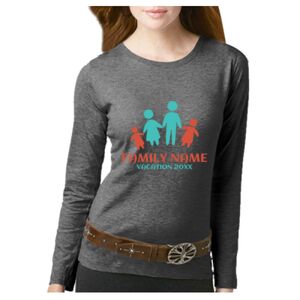 Women's Long Sleeve Premium Jersey Tee Thumbnail