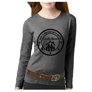 Women's Long Sleeve Premium Jersey Tee Thumbnail
