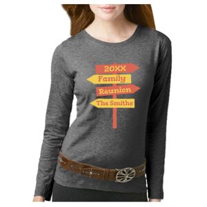 Women's Long Sleeve Premium Jersey Tee Thumbnail