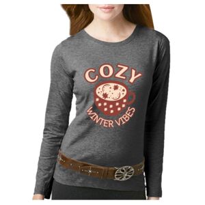 Women's Long Sleeve Premium Jersey Tee Thumbnail