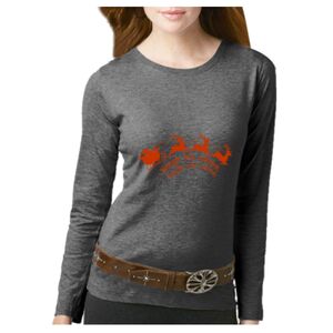 Women's Long Sleeve Premium Jersey Tee Thumbnail