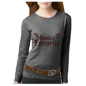 Women's Long Sleeve Premium Jersey Tee Thumbnail