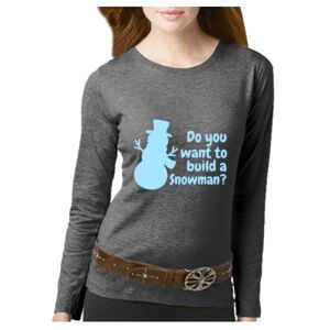 Women's Long Sleeve Premium Jersey Tee Thumbnail