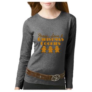 Women's Long Sleeve Premium Jersey Tee Thumbnail