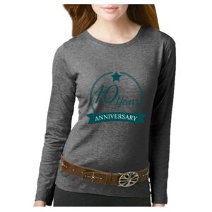 Women's Long Sleeve Premium Jersey Tee Thumbnail