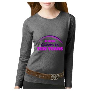 Women's Long Sleeve Premium Jersey Tee Thumbnail