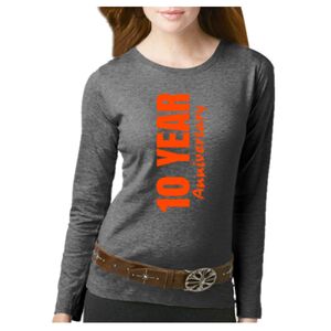 Women's Long Sleeve Premium Jersey Tee Thumbnail
