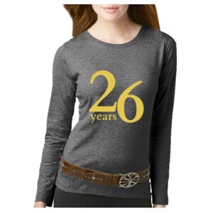 Women's Long Sleeve Premium Jersey Tee Thumbnail