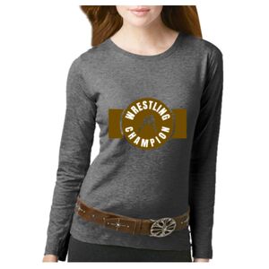 Women's Long Sleeve Premium Jersey Tee Thumbnail