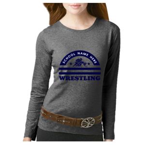 Women's Long Sleeve Premium Jersey Tee Thumbnail