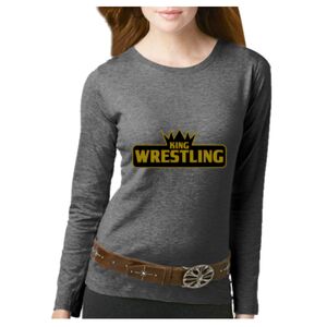 Women's Long Sleeve Premium Jersey Tee Thumbnail